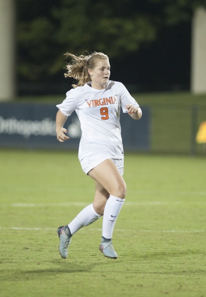 Sophomore forward Taylor Ziemer currently leads the women's soccer team in points with three goals and three assists.&nbsp;
