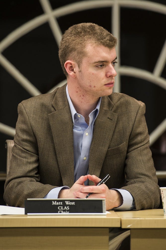 Matt West, a fourth-year College student and chair of the Honor Committee.