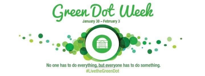 During the last week of January, students tabled across Grounds to spread&nbsp;awareness of Green Dot.&nbsp;
