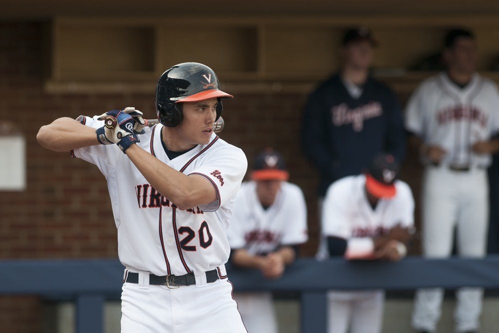 <p>Against Longwood Tuesday night, sophomore outfielder Cameron Simmons belted a two-run homer in the second inning to open up the scoring for Virginia.&nbsp;</p>