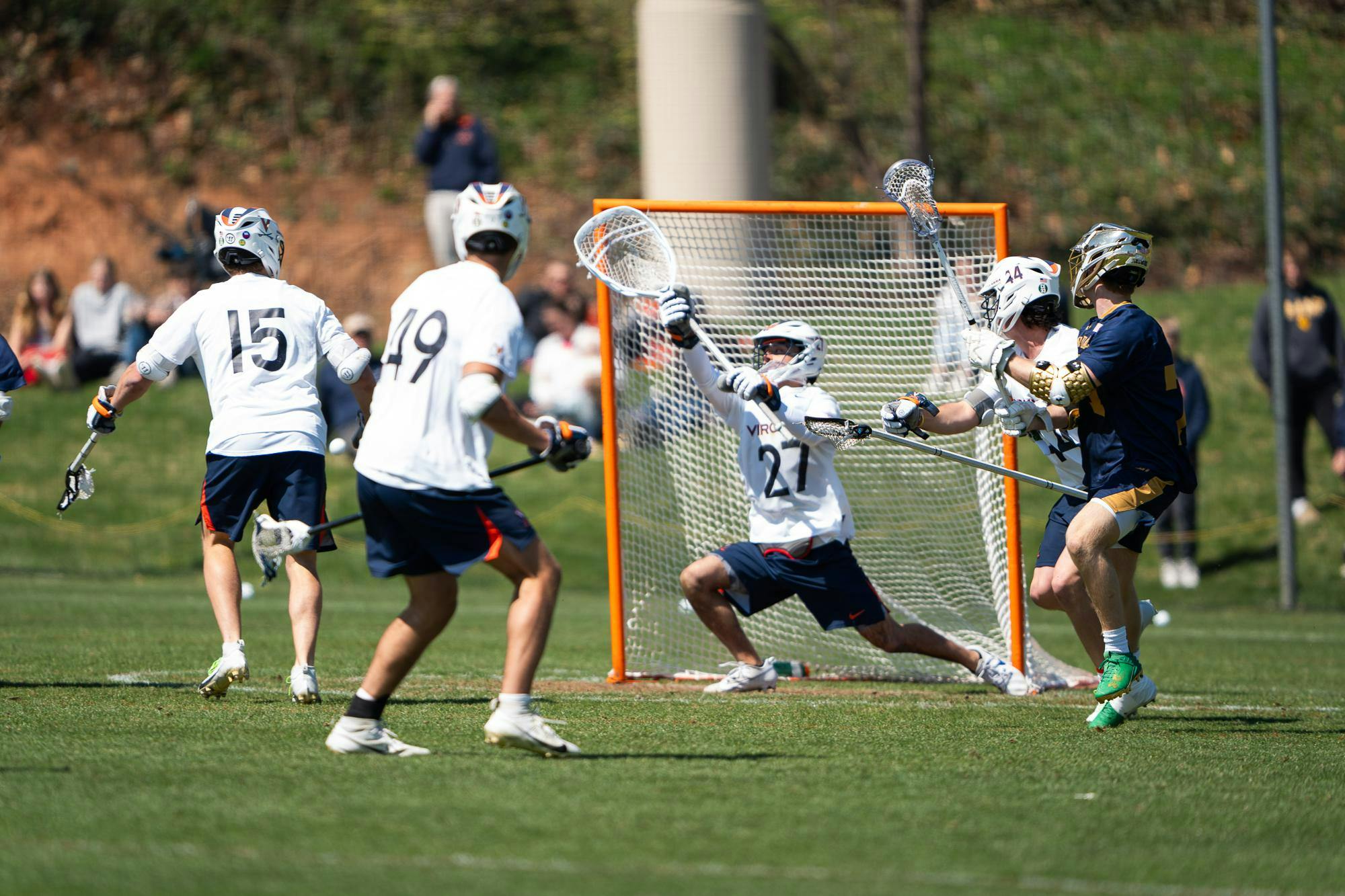 Marek repelled 13 shots against the Blue Devils last week.