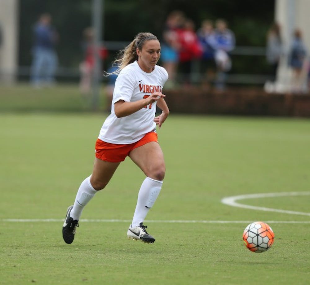 <p>Junior defender Brianna Westrup scored her first goal of the season and Virginia's only goal in the Cavaliers' 1-0 victory over Richmond.</p>