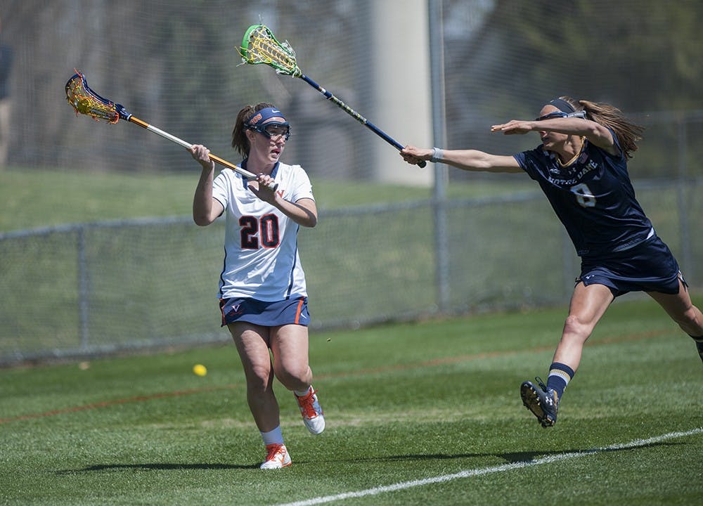 Senior attacker Casey Bocklet tormented the Hokies Friday evening, scoring a career-high six goals and adding an assist. 