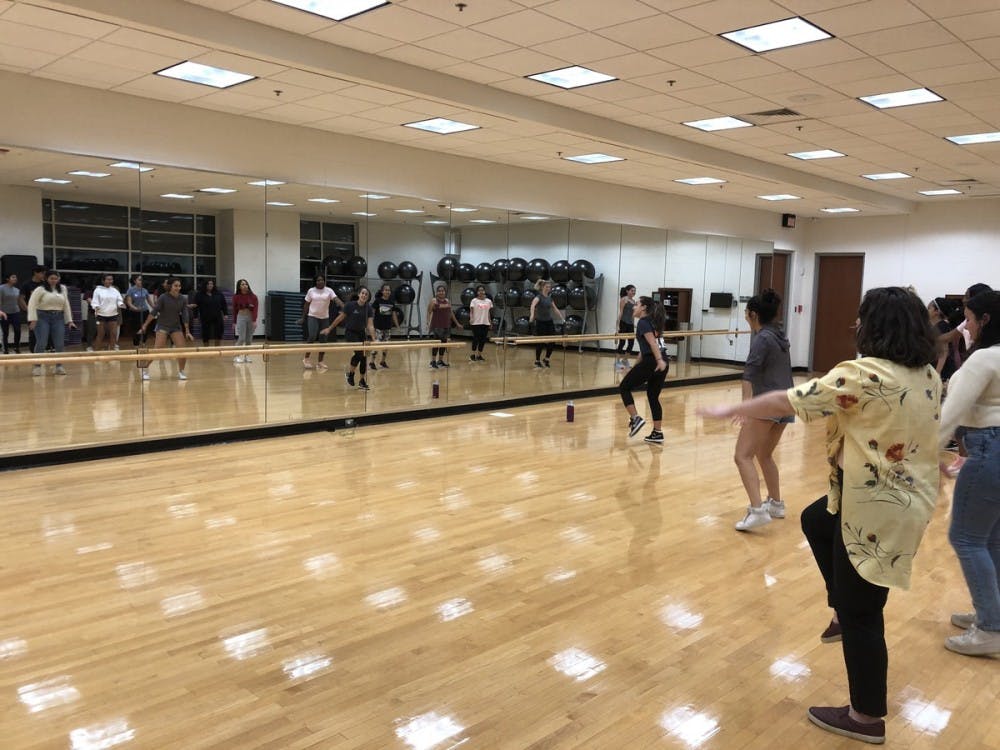 Programming included Zumba — which is a type of high-energy dance exercise — and a free salsa class taught by members of Salsa Club. &nbsp;