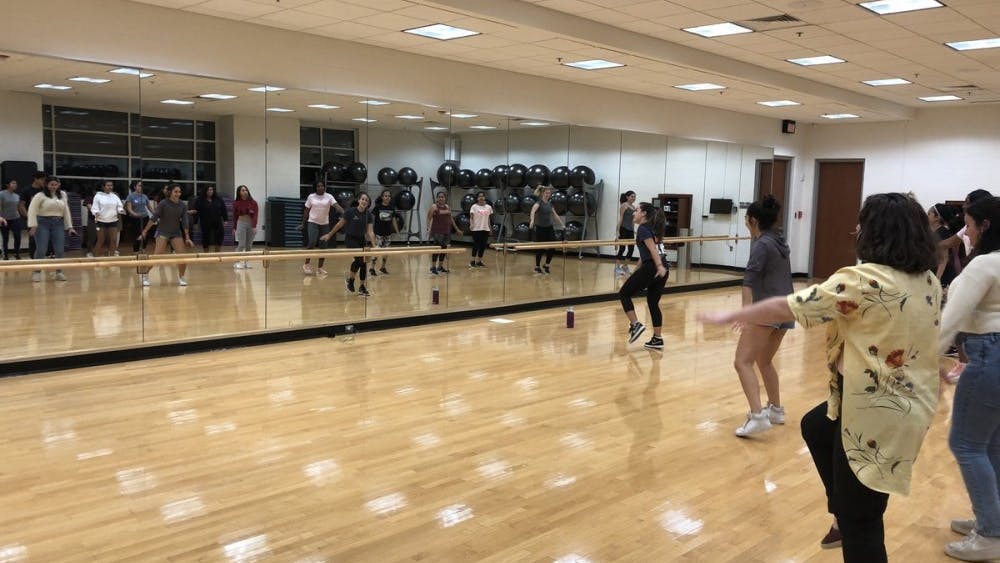 Programming included Zumba — which is a type of high-energy dance exercise — and a free salsa class taught by members of Salsa Club. &nbsp;