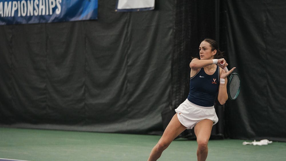 Isabelle Lacy's win on Court 3 extended her spring record to 7-0.