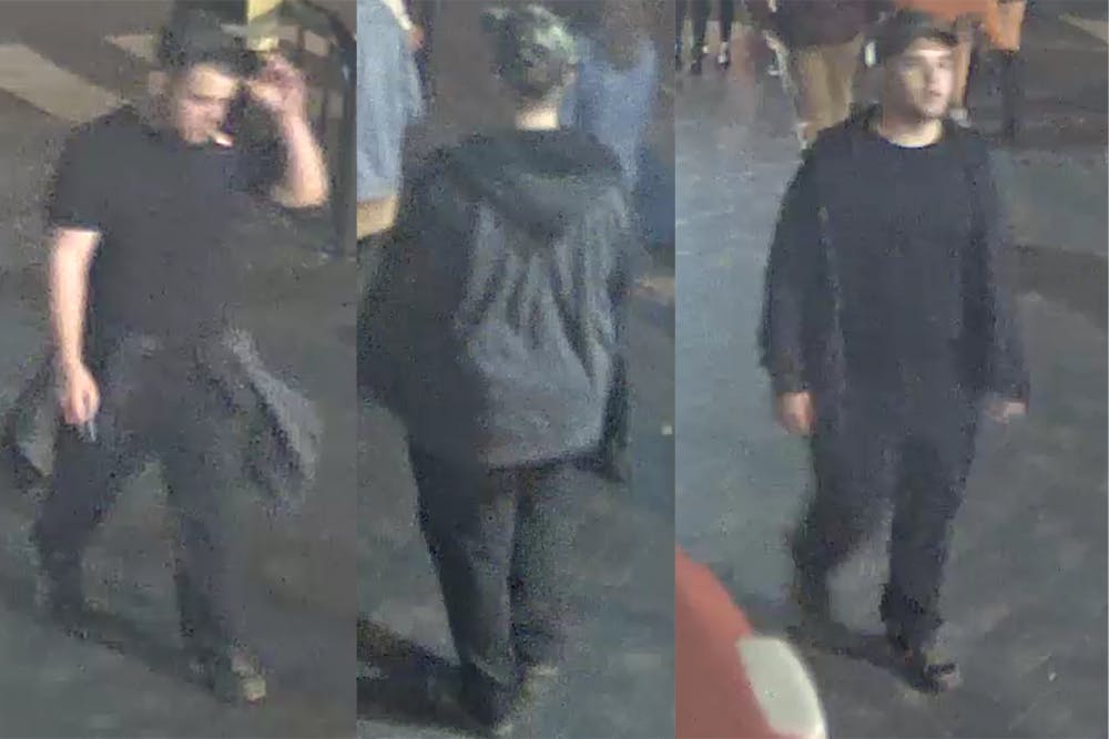 <p>Photos of the person of interest in the reported attempted abduction on Wertland Street were included in a recent release from Charlottesville Police.&nbsp;</p>