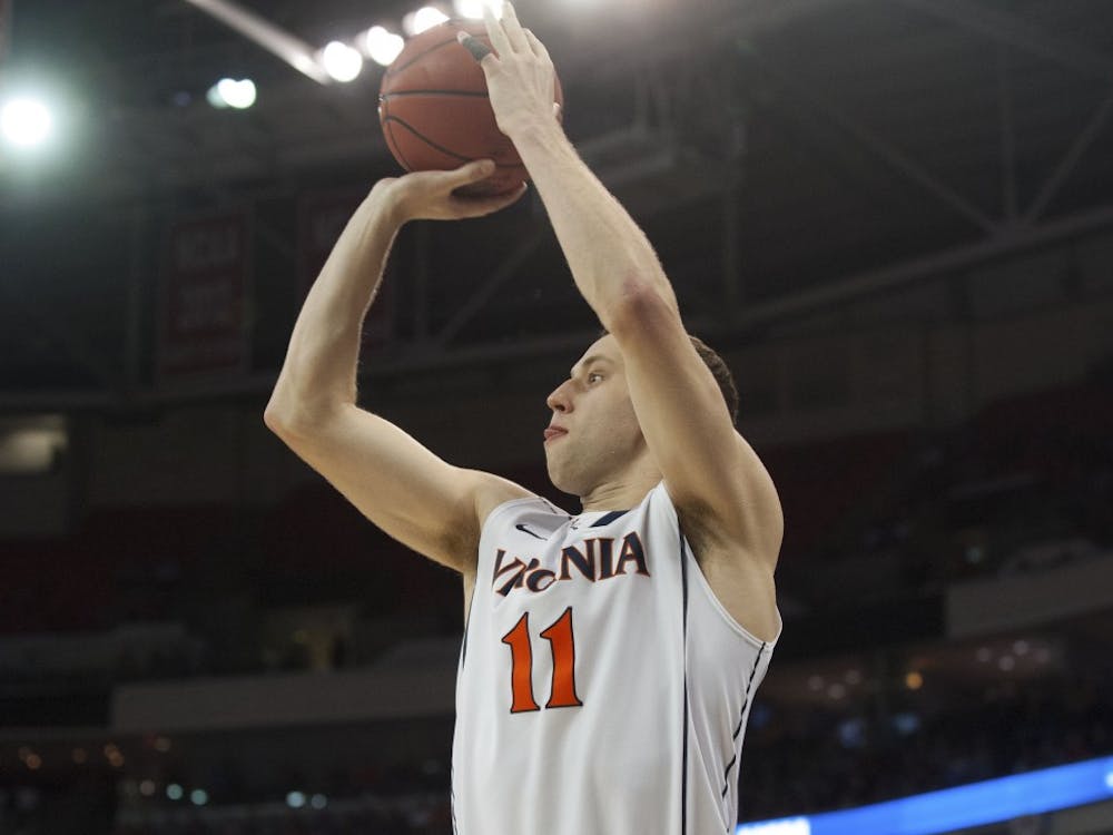 Sophomore forward Evan Nolte scored 8 points in 11 minutes off the bench in Virginia’s 70-59 win against Coastal Carolina.