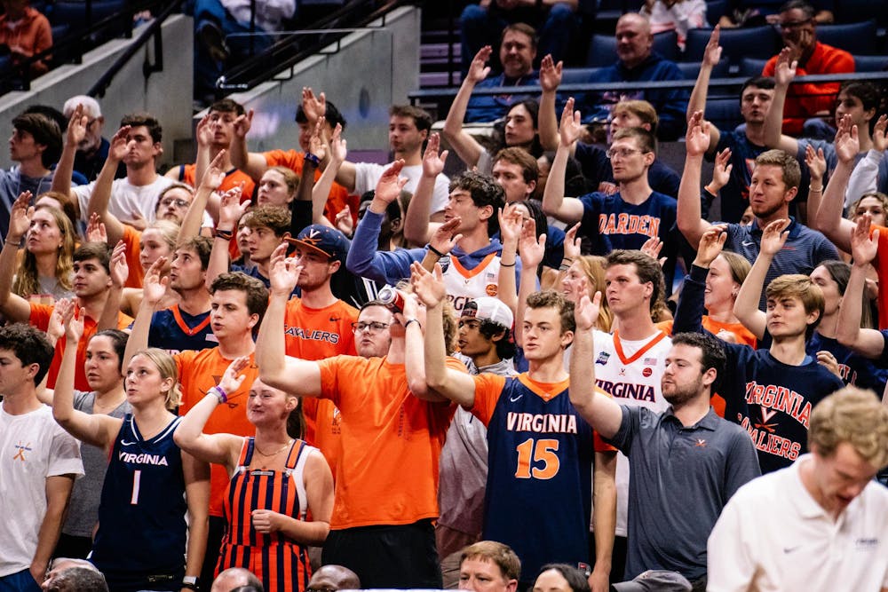 Fans during the season-opener against Campbell. This game will make that environment look library-esque.