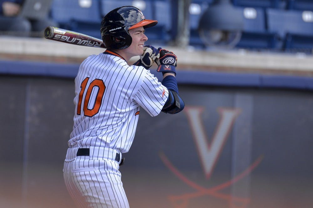 <p>Sophomore shortstop Tanner Morris scored a run in Virginia's loss to William and Mary Tuesday.</p>