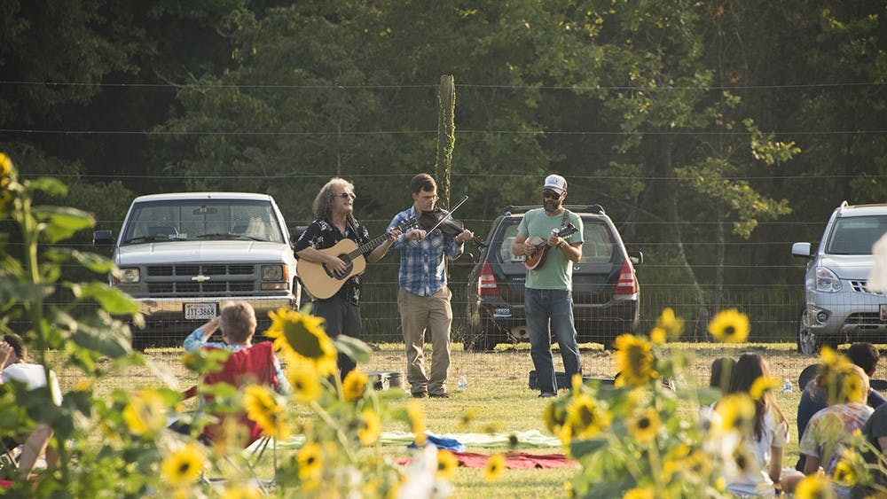 Morven Kitchen Garden, a student-run farm located off-Grounds, held a "Gazpacho in the Garden" event on Thursday featuring food and music by the Ragged Mountain String Band.