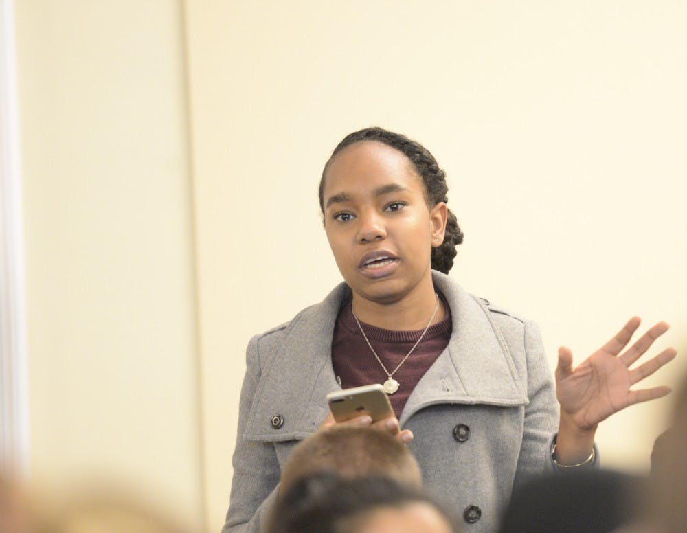 Bryanna Miller said there will be no mass cuts of classes or departments in connection with the College's new policy on low-enrollment classes.