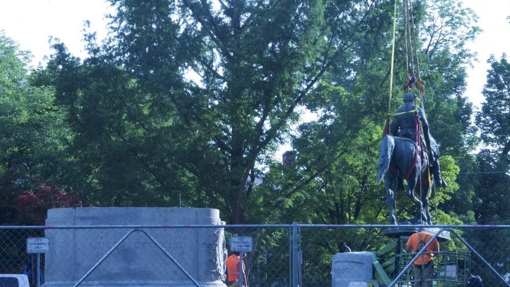 The Robert E. Lee and Thomas “Stonewall” Jackson statues were removed in July following years of advocacy from community members and students.