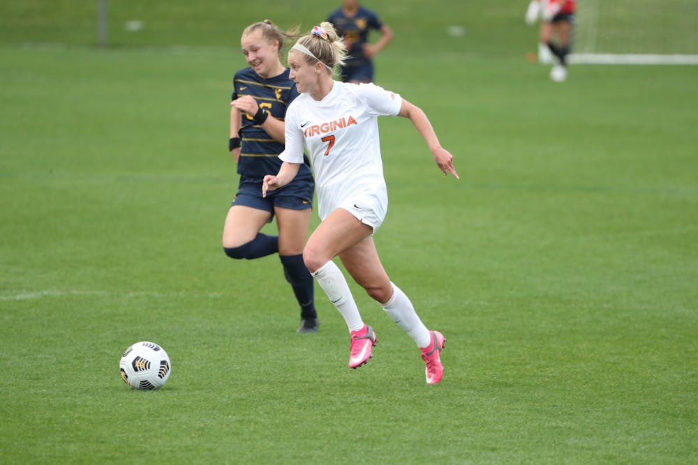 <p>Junior forward Alexa Spaanstra had two goals for the Cavaliers.&nbsp;</p>