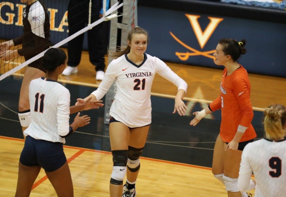 Junior outside hitter Sarah Billiard earned Jefferson Cup MVP honors after racking up a combined 38 kills in the tournament and recording a career high .588 hitting percentage against UNC Greensboro.