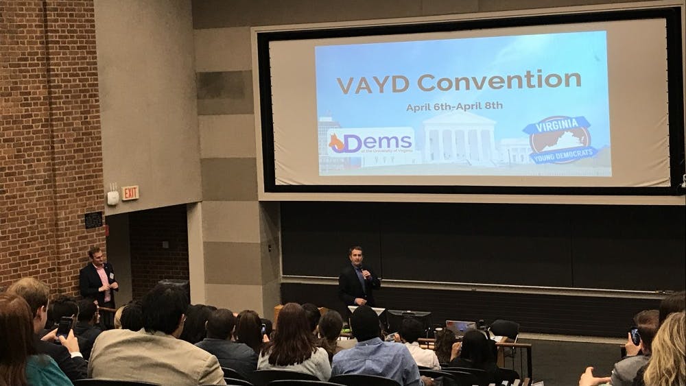 Northam spoke about issues such as education, gun control and healthcare and emphasized the significance of political action by young democrats.