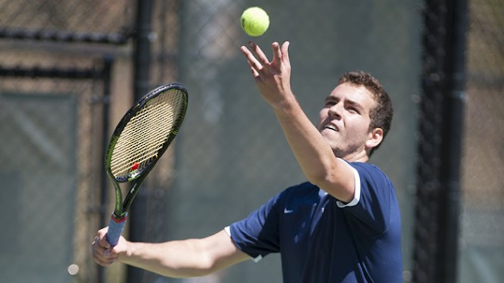 Senior Ryan Shane won his matches against San Diego State and Wake Forest but dropped his match against TCU. Virginia will face&nbsp;North Carolina Monday in the ITA Indoors Finals.