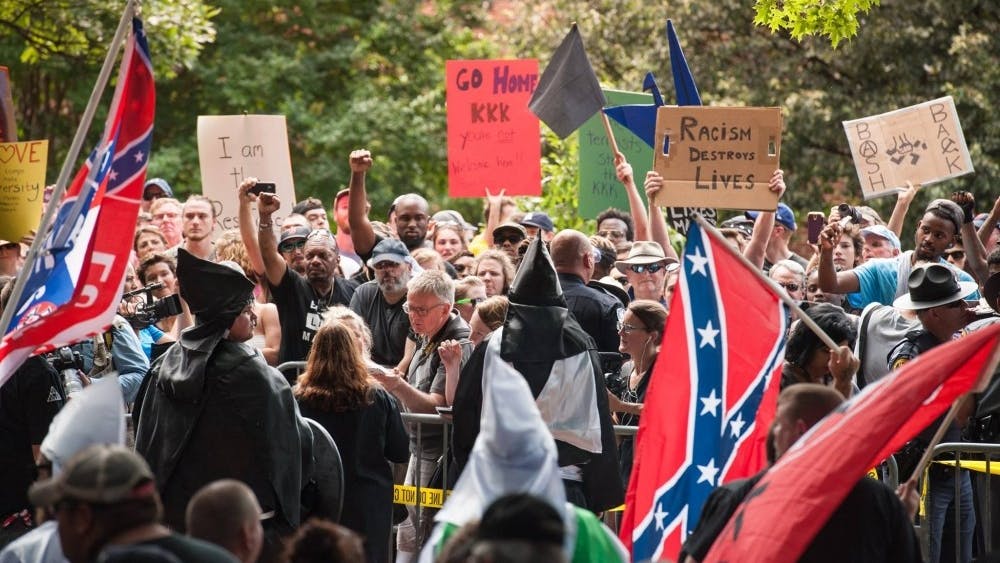 Counter-protesters demonstrated that hate would not go unanswered at the July 14 KKK rally.