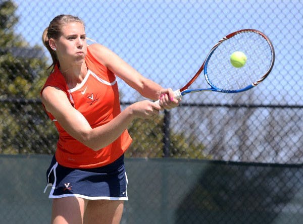 	No. 50 freshman Rachel Pierson defeated Georgia Tech freshman Rasheeda McAdoo 6-3, 6-0 to clinch the match for Virginia, 4-2.