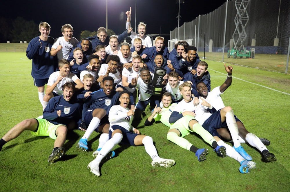 <p>Virginia men's soccer hopes to lift more trophies this season after already topping the ACC Coastal.</p>