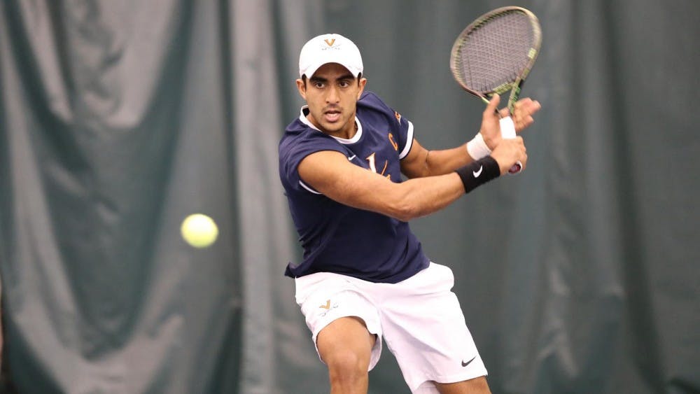 <p>Senior captain Aswin Lizen clinched the victory for the Cavaliers against Southern California.</p>