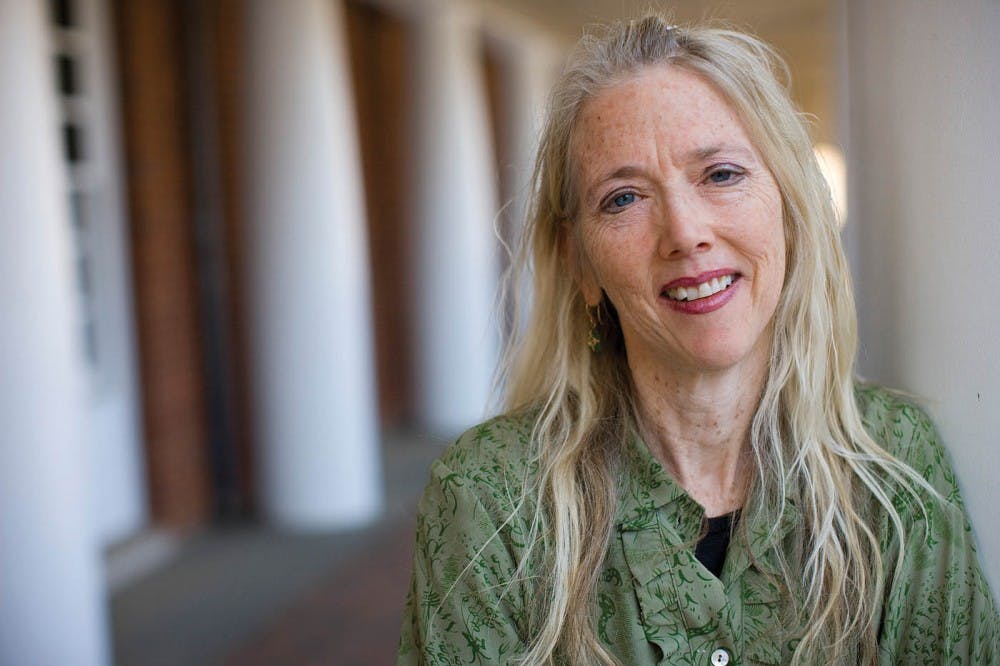 "Like many scholars and practicing writers who also teach," writes Lisa Russ Spaar, "I do so because I loved being a student and am grateful for the ways in which teaching invites a lifetime practice of intellectual, creative rigor and (re) visiting texts in fresh ways." Described by colleague Michael Levenson as a "teaching legend," Spaar is praised by students for giving them "new ways to think about poetry and the recurring themes of love, death, truth, beauty, God and time."A former student writes, "She expected us to move fluidly between critical and writerly lenses. In this way, Professor Spaar not only supported my developing sensibility as a writer, but also as a young scholar." English department chairman Jahan Ramazani summarizes: "Lisa Russ Spaar is a stunning teacher, one of the very best at the University and quite possibly anywhere in the country."[UVaToday]