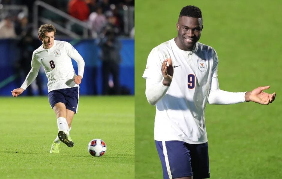 Once key pieces on the Virginia men's soccer team, Joe Bell and Daryl Dike are excelling in their professional endeavors.
