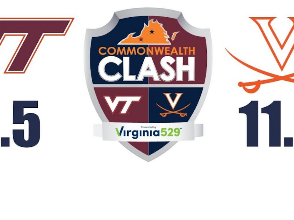 Virginia clinched the Commonwealth Clash trophy Saturday.