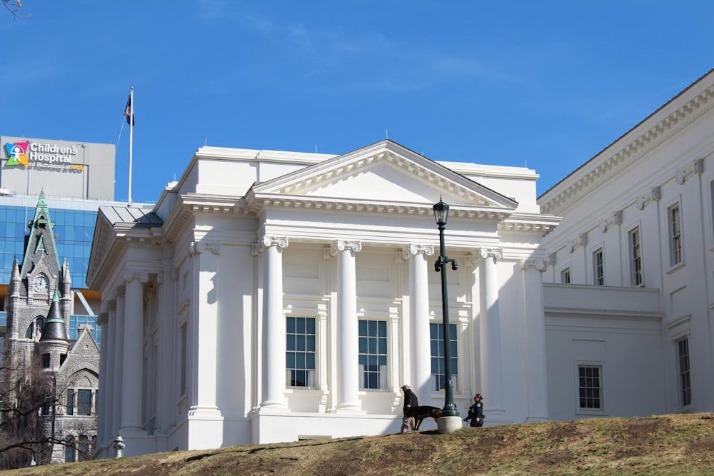 The Capitol building in Richmond, photographed Feb. 17.