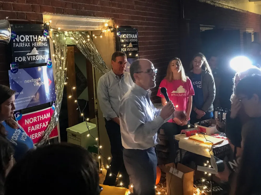 Perez and Warner visited Grounds Sunday evening in an effort to encourage students to vote for Democrats.