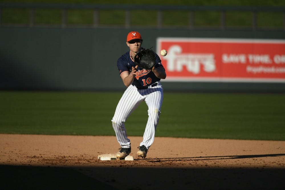 Sophomore shortstop Tanner Morris hit one of Virginia's four home runs in the second game of the doubleheader Saturday.