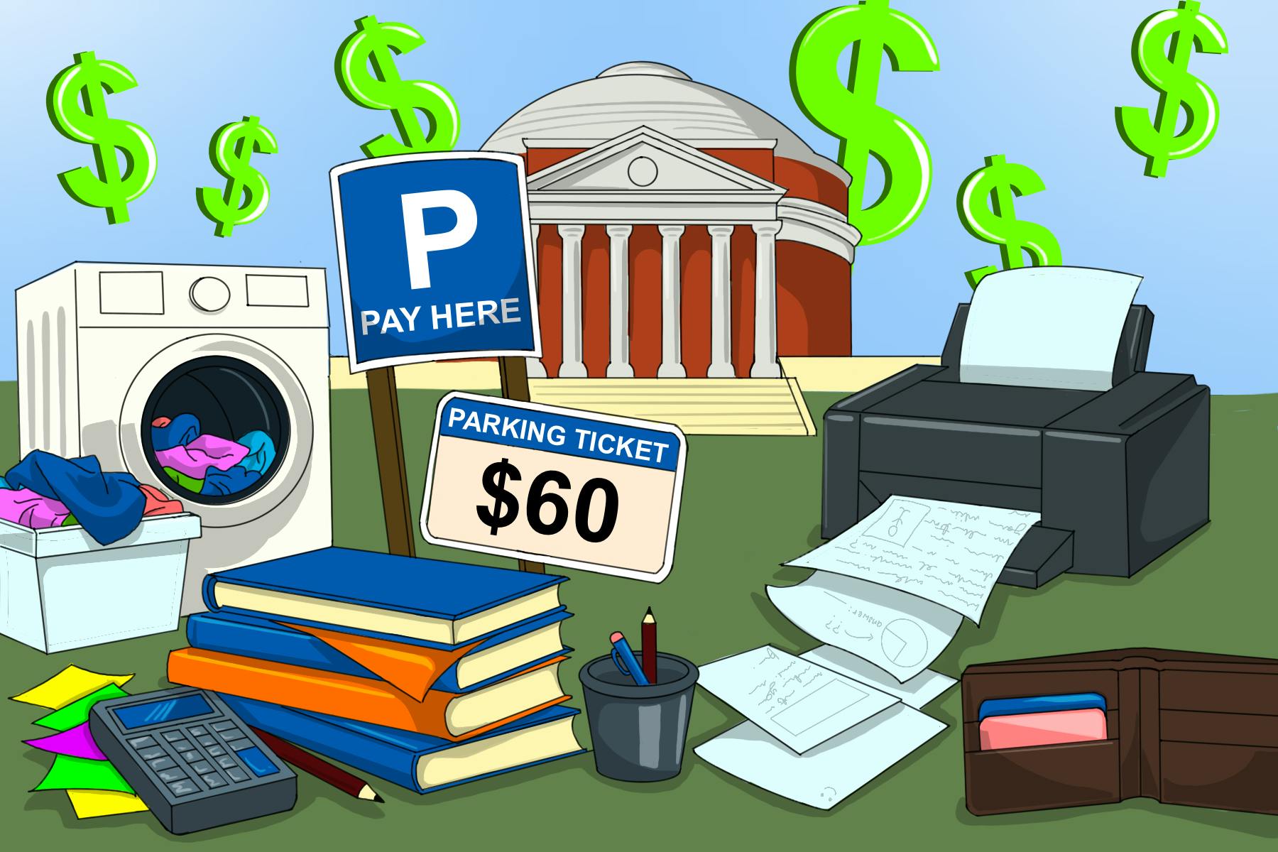 The prices of all these academic and living necessities accumulate quickly and morph into onerous price tags for students at the University.