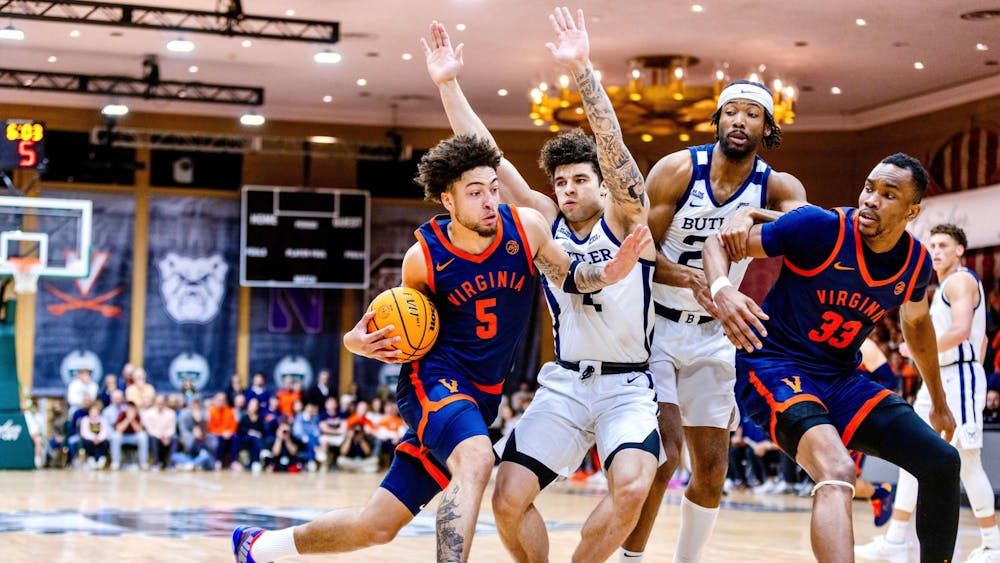 Virginia's second game in The Greenbrier's ballrooom proved to be just as exciting as its first.