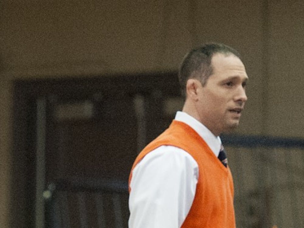 Coach Steve Garland will lead Virginia in a tri-meet Sunday against&nbsp;Lock Haven and Maryland in Memorial Gymnasium.