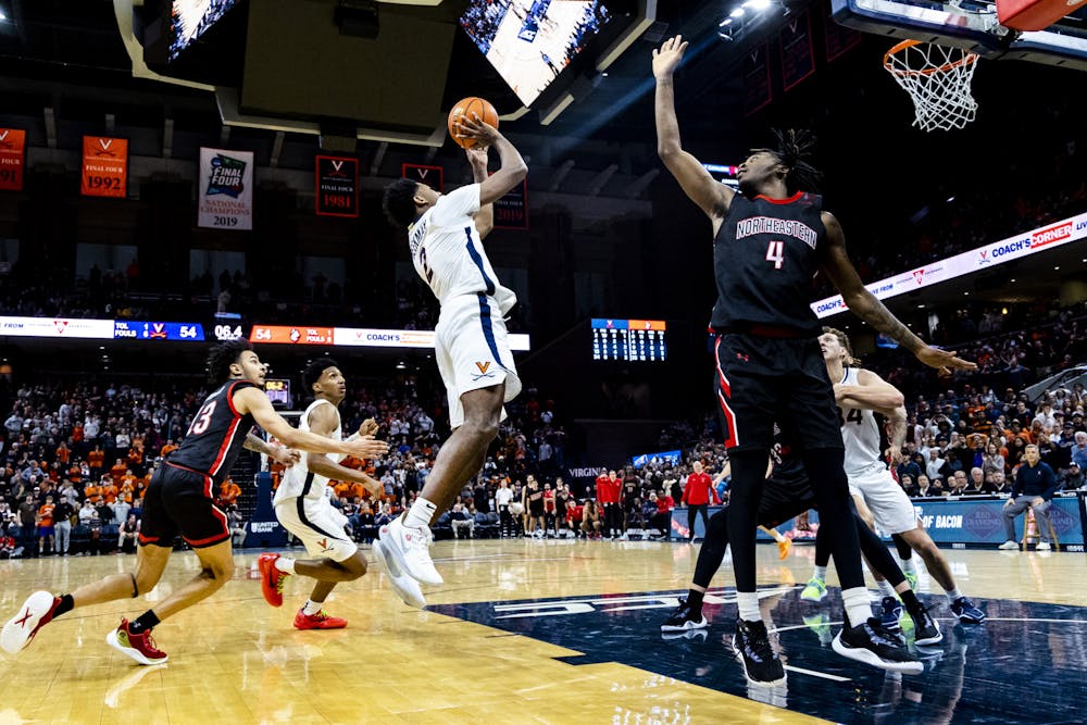 <p>Beekman scored arguably the most important shot of Virginia's season with the game-winner against Northeastern.</p>