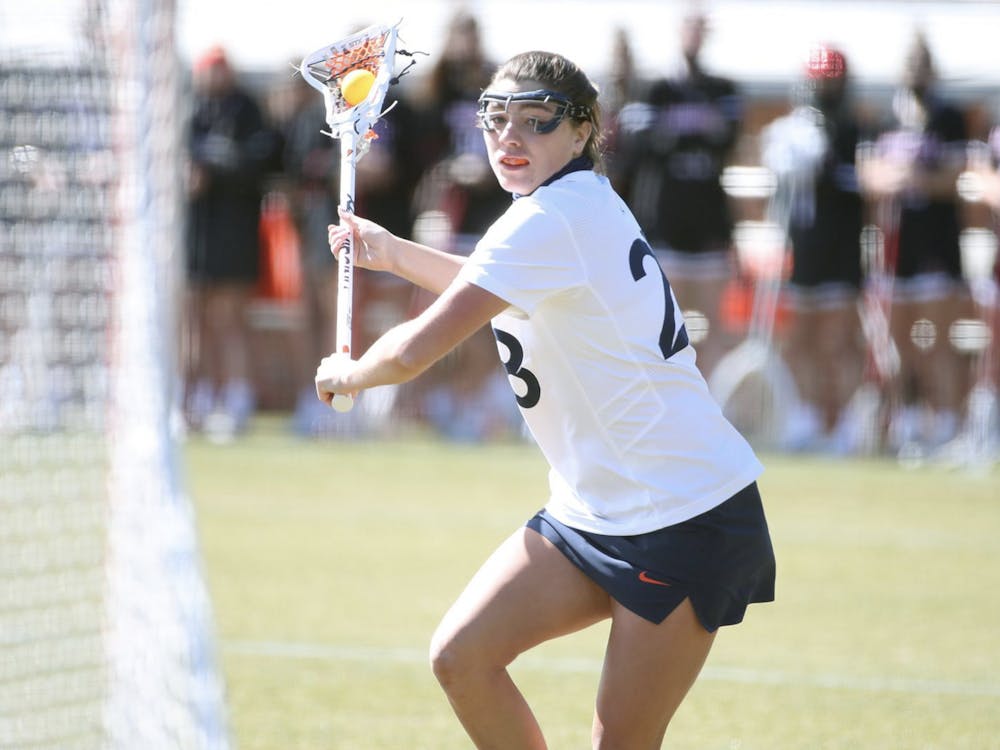 Freshman midfielder Maggie Bostain was the first to etch a goal on the board for the Cavaliers.&nbsp;