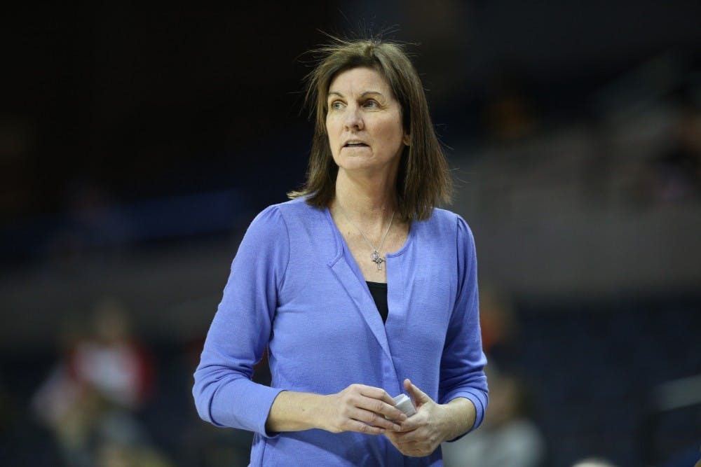 <p>Virginia Coach Joanne Boyle delivered the Cavaliers to the March Madness this season for the first time since 2010.</p>
