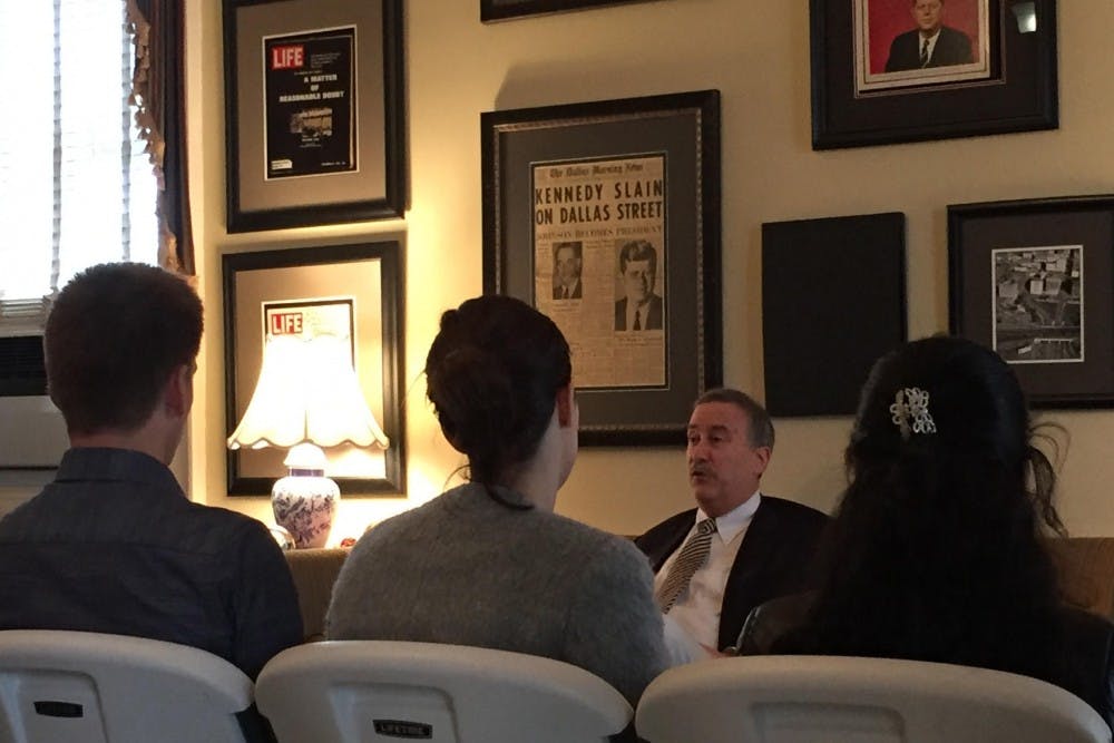 The fellows have participated in workshops and seminars, such as a briefing on U.S. politics by Center for Politics Director and Politics Prof. Larry Sabato Tuesday.&nbsp;
