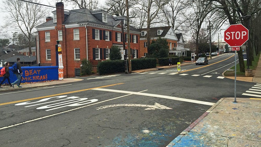 “As you already may have noticed, the intersection at Rugby and Culbreth has now become a three-way stop with the installation of two additional stop signs and bars,” Groves said.
