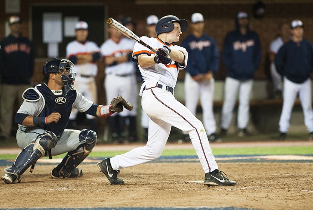 <p>A member of Baseball America’s 2016 Preseason All-America Team, sophomore first baseman Pavin Smith has lived up to the expectations in the early going. He is hitting .636 with three RBI through three games.&nbsp;</p>