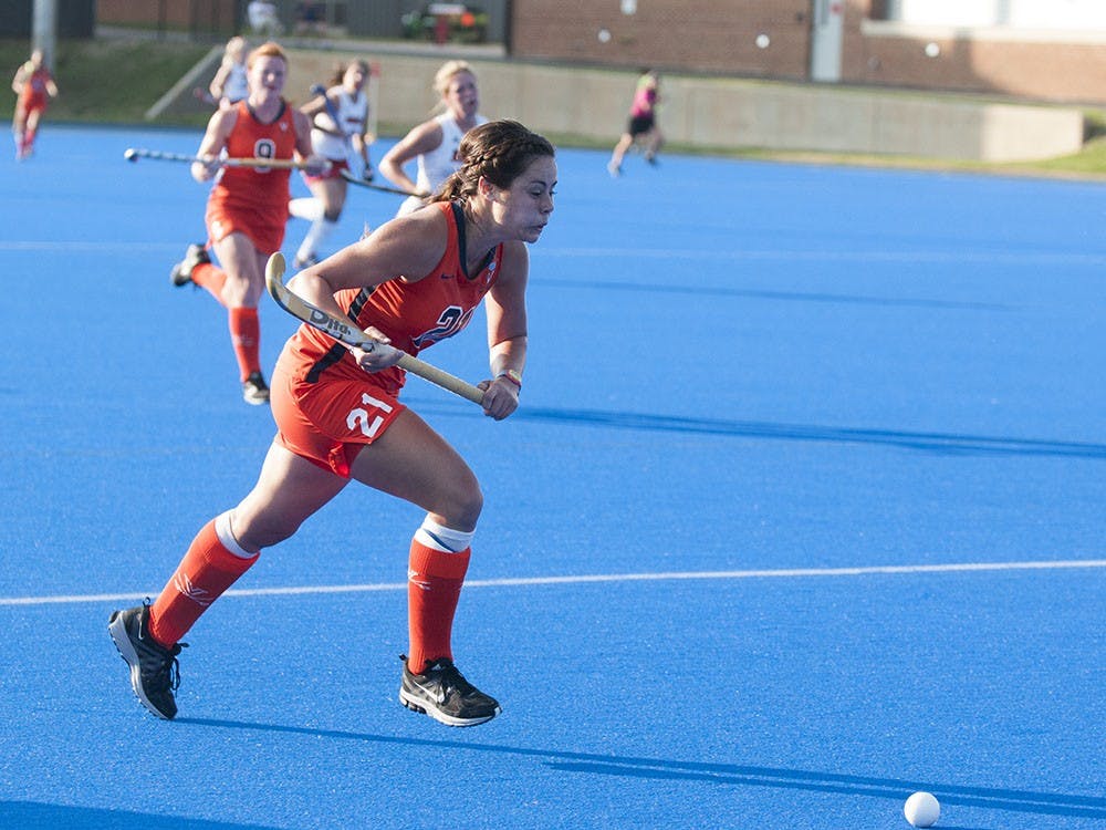 	Sophomore striker Riley Tata scored Virginia&#8217;s first goal Sunday against No. 7 Princeton and, along with sophomore striker Caleigh Foust, leads the Cavaliers with four on the season.