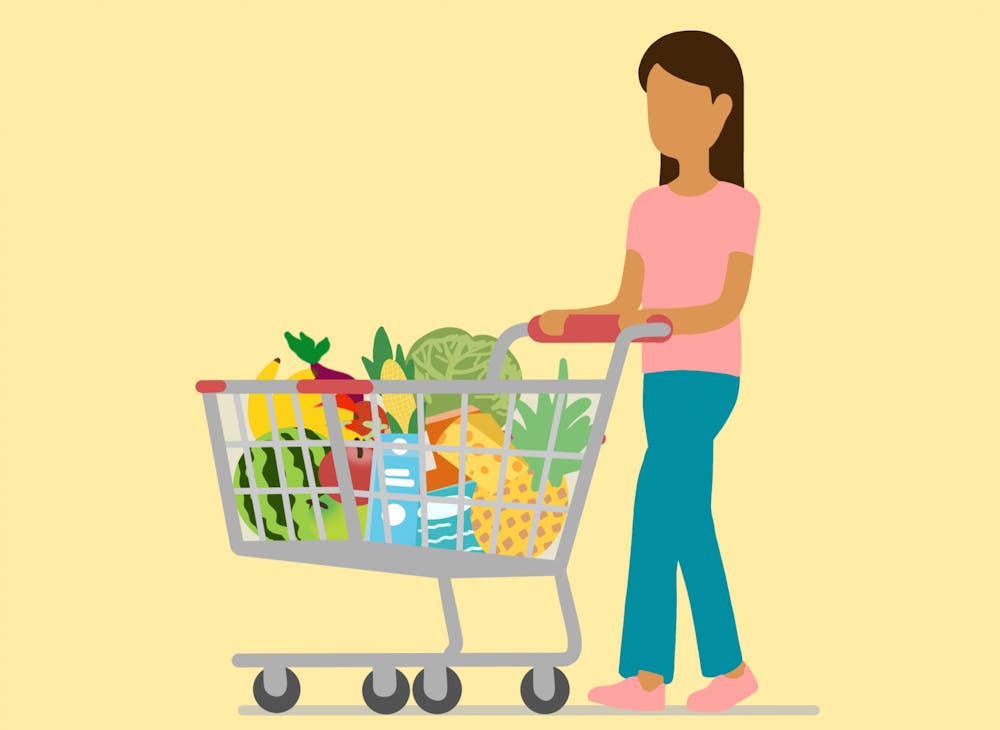 <p>&nbsp;With a smaller meal plan than the unlimited plan first years use, I was thrown into the challenge of figuring out where to buy groceries&nbsp;</p>