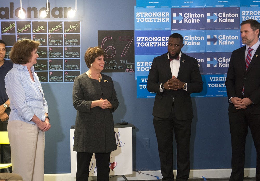 Holton visited Charlottesville this past Friday.