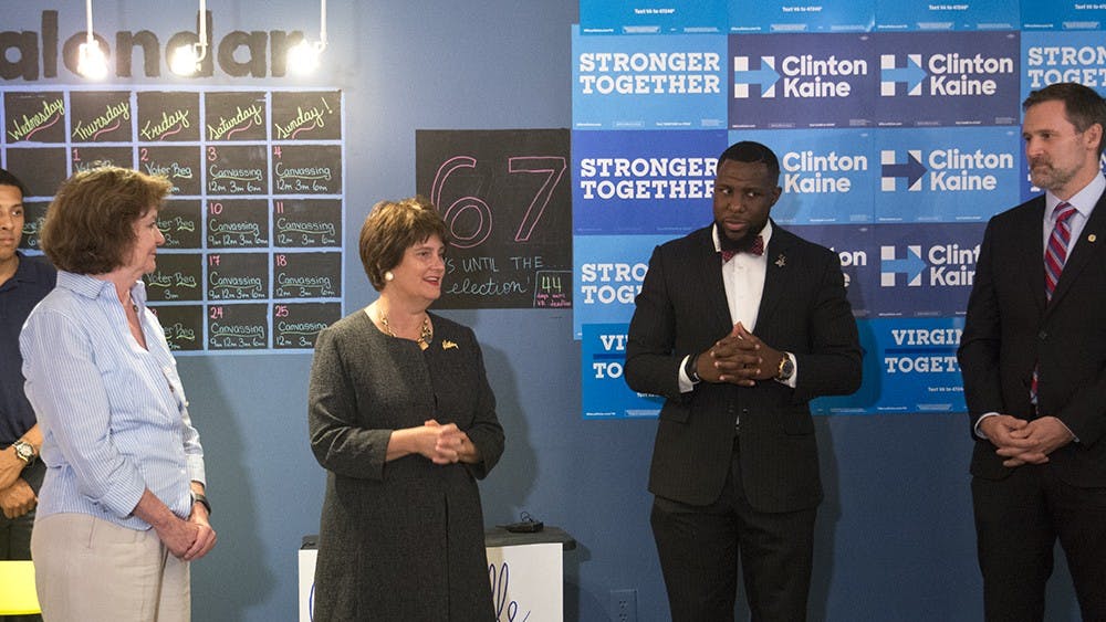 Holton visited Charlottesville this past Friday.