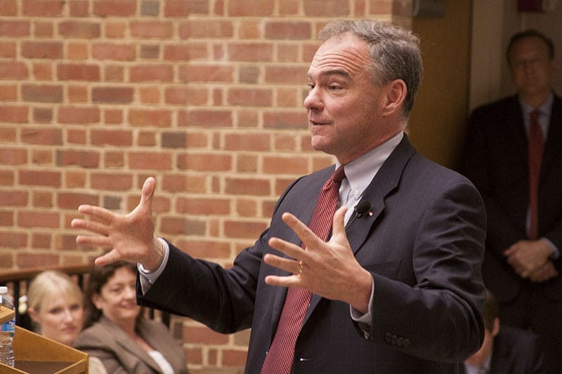 Sen. Tim&nbsp;Kaine is a former governor of Virginia who served a term&nbsp;from&nbsp;from 2006-10.