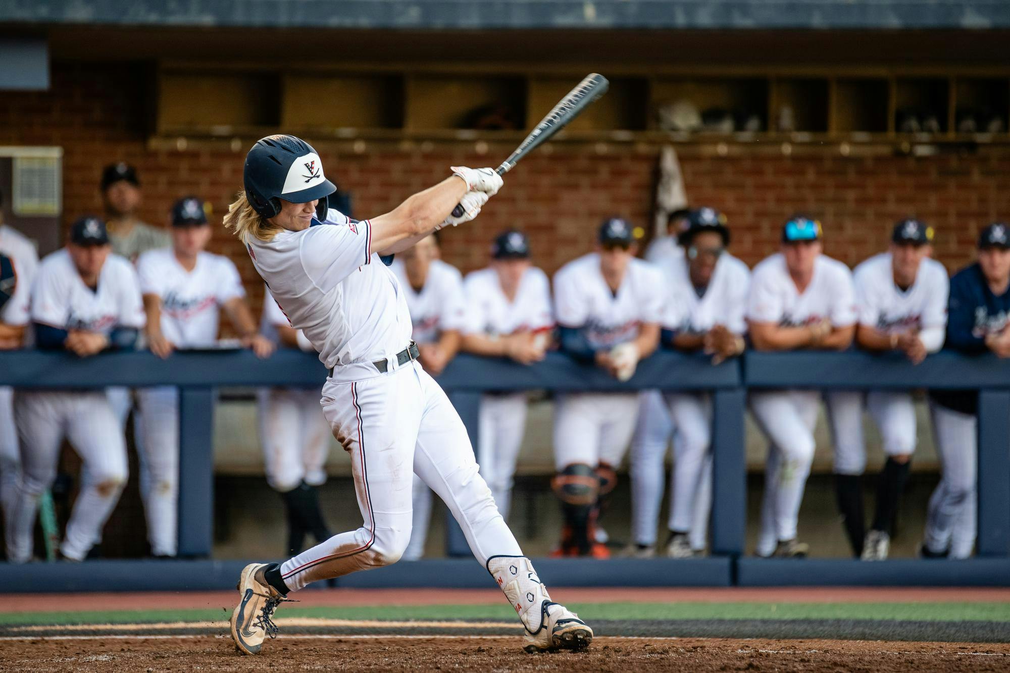 Virginia clubbed some crucial extra-base hits.