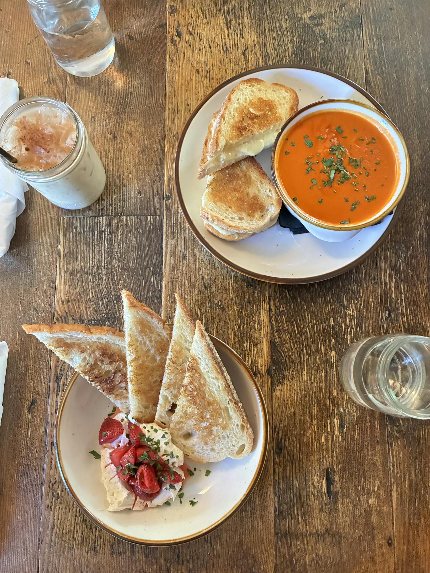 As I dipped my grilled cheese into my soup for the first bite, I was transported back to my grandma's kitchen. 