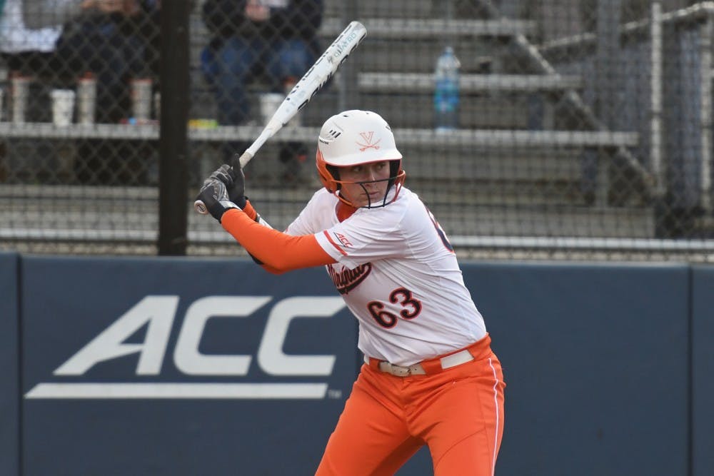 <p>Junior first baseman Danni Ingraham leads the Cavaliers with eight home runs this season.</p>