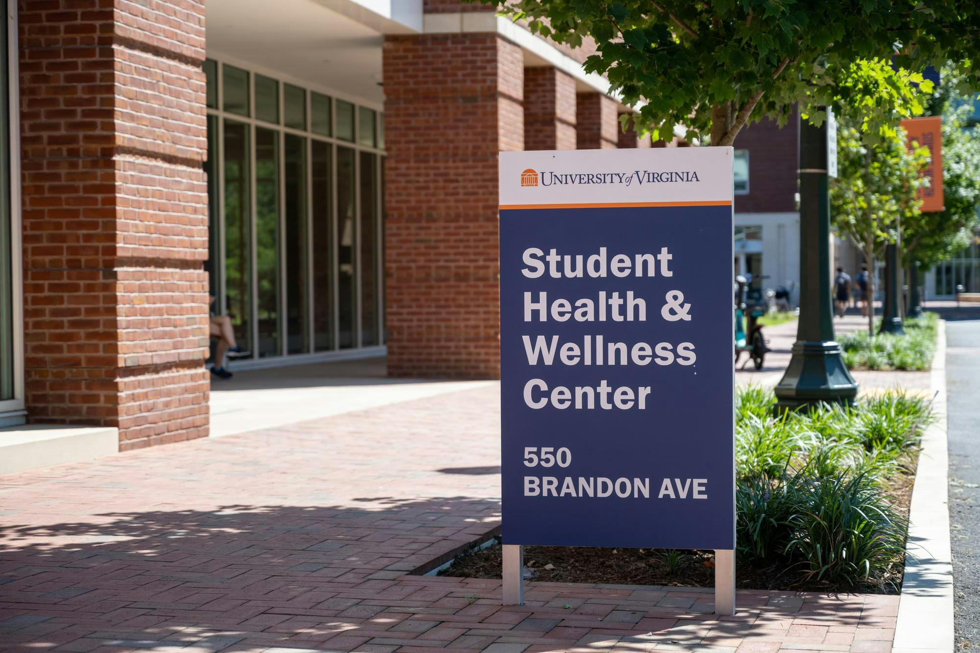 The Student Health and Wellness building is located at 550 Brandon Avenue near upperclassman dorms.