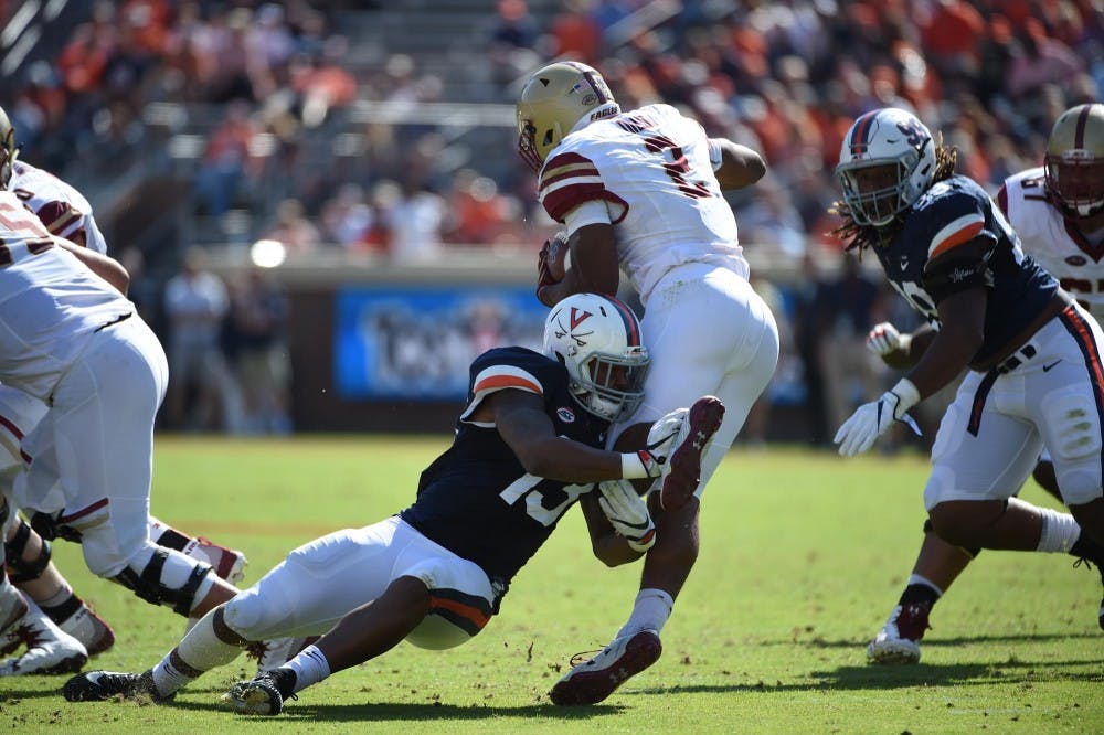 <p>Senior linebacker Chris Peace will be the leader of a revamped Cavalier front seven as they prepare to take on Richmond in the home opener.</p>